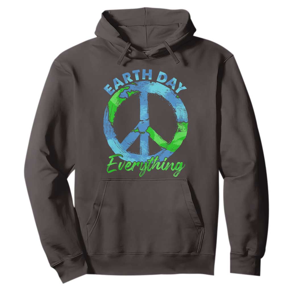 Piece Everyday Earth Day Hoodie Peace Sign Positive Vibes