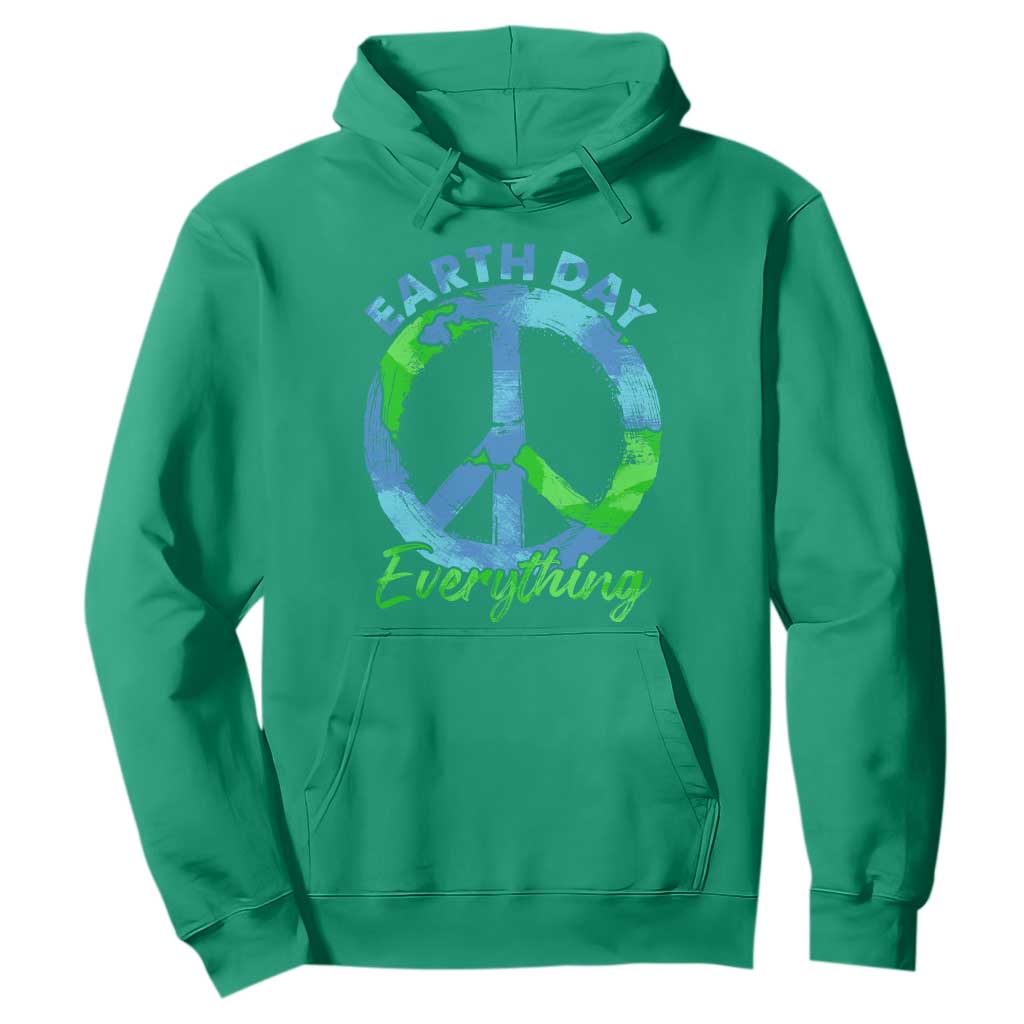 Piece Everyday Earth Day Hoodie Peace Sign Positive Vibes