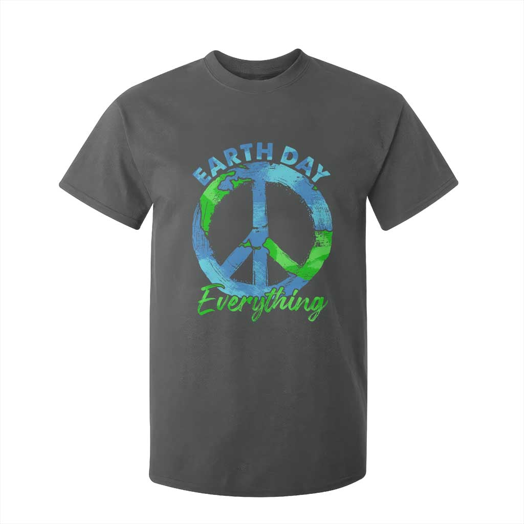 Piece Everyday Earth Day T Shirt For Kid Peace Sign Positive Vibes