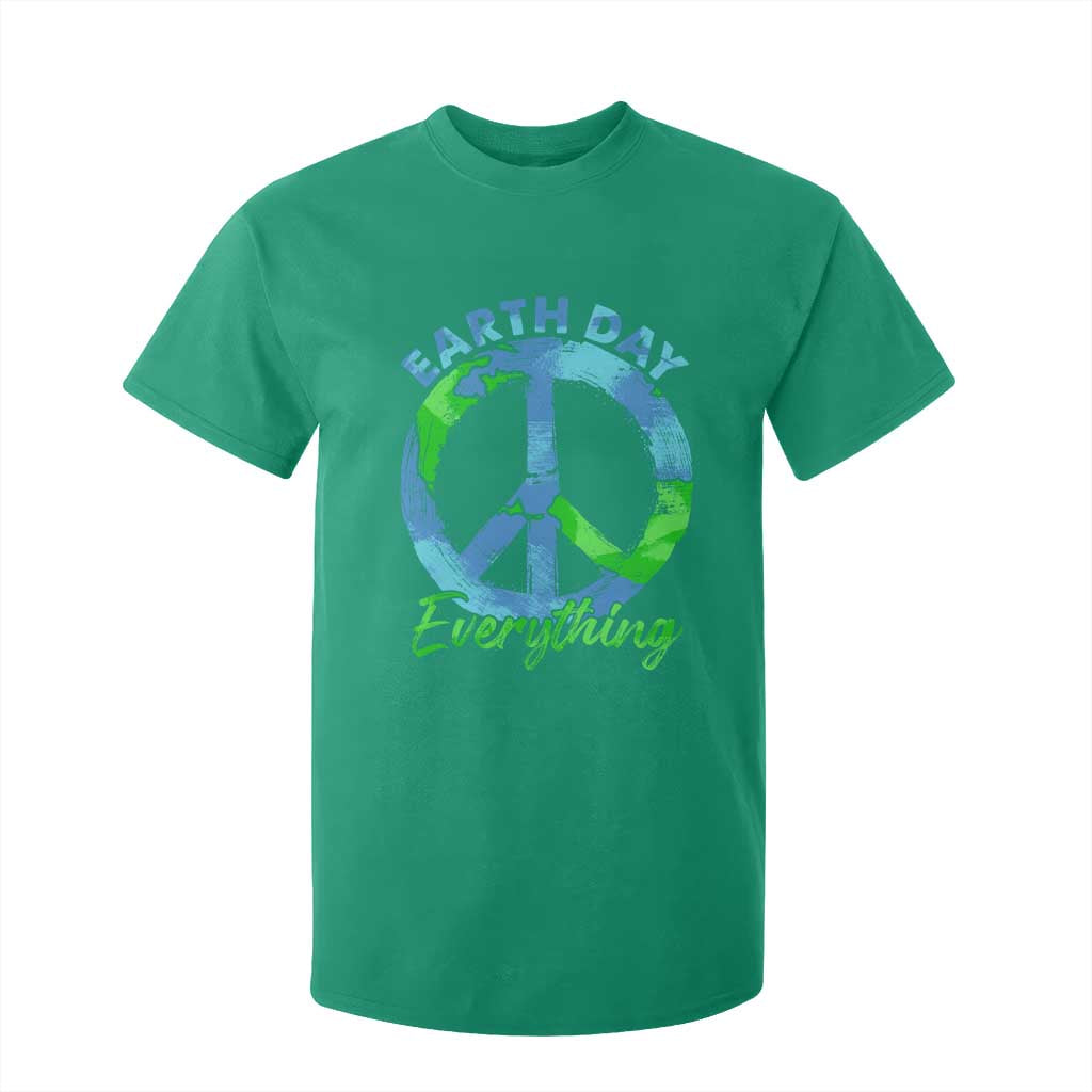 Piece Everyday Earth Day T Shirt For Kid Peace Sign Positive Vibes