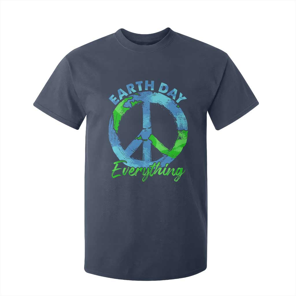 Piece Everyday Earth Day T Shirt For Kid Peace Sign Positive Vibes