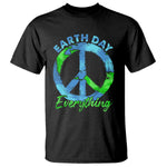 Piece Everyday Earth Day T Shirt Peace Sign Positive Vibes