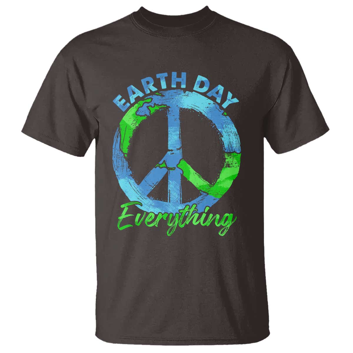 Piece Everyday Earth Day T Shirt Peace Sign Positive Vibes