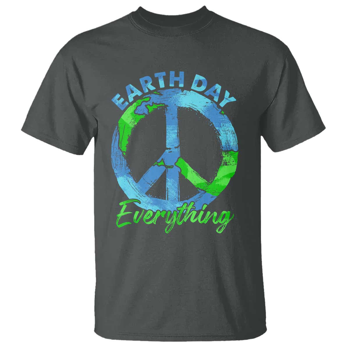 Piece Everyday Earth Day T Shirt Peace Sign Positive Vibes
