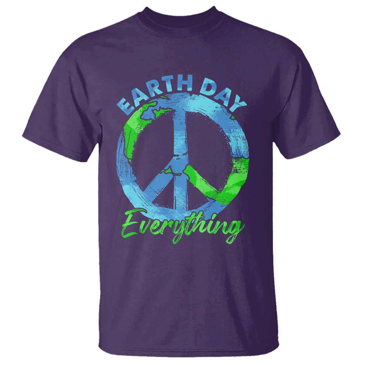 Piece Everyday Earth Day T Shirt Peace Sign Positive Vibes