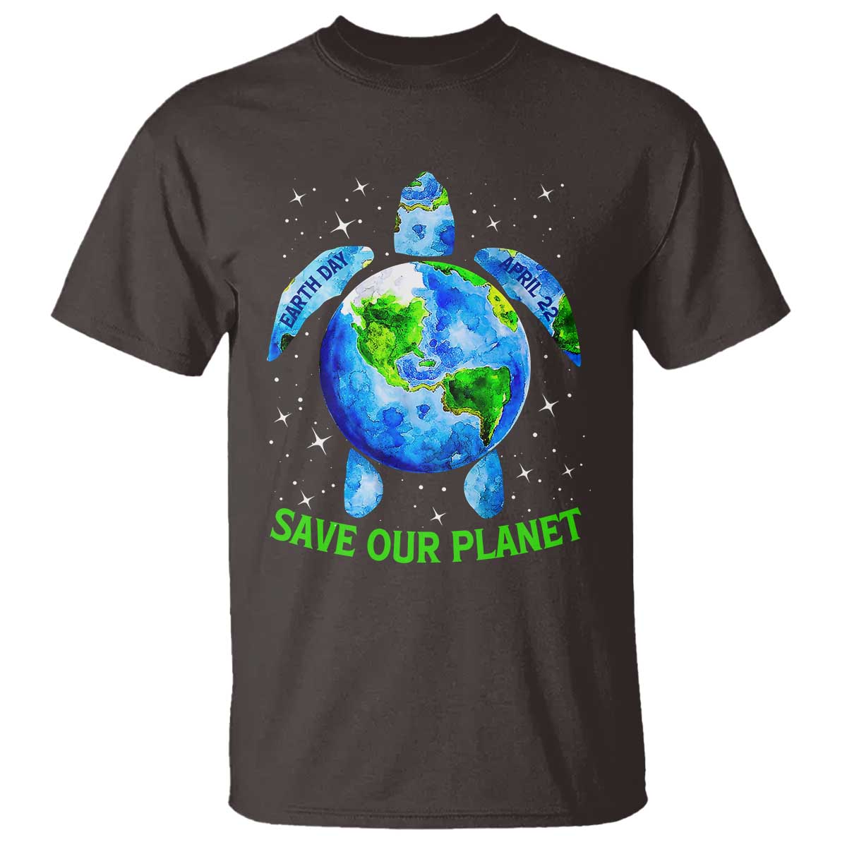 Earth Day 2025 T Shirt Save The Planet Sea Turtle Recycle Ocean Environment