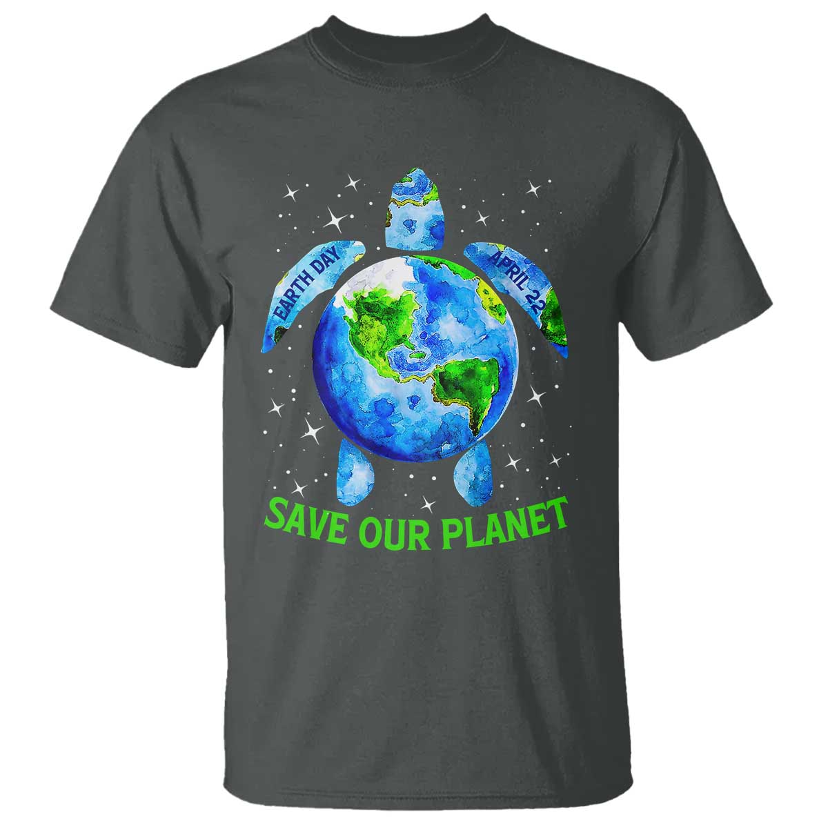 Earth Day 2025 T Shirt Save The Planet Sea Turtle Recycle Ocean Environment