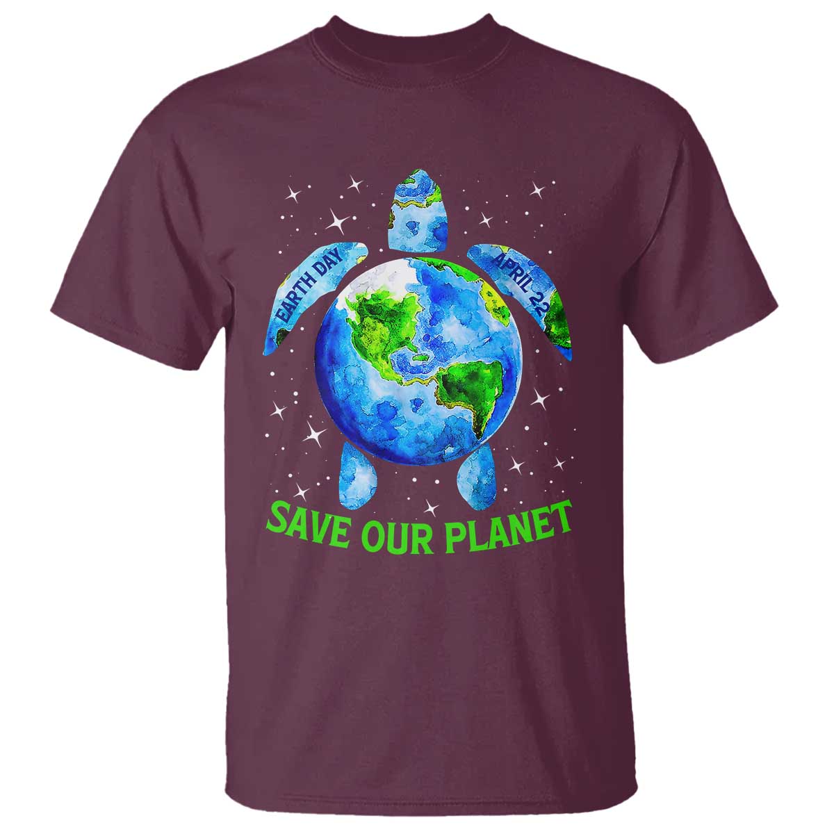 Earth Day 2025 T Shirt Save The Planet Sea Turtle Recycle Ocean Environment