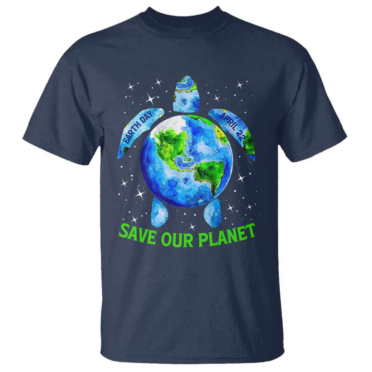 Earth Day 2025 T Shirt Save The Planet Sea Turtle Recycle Ocean Environment