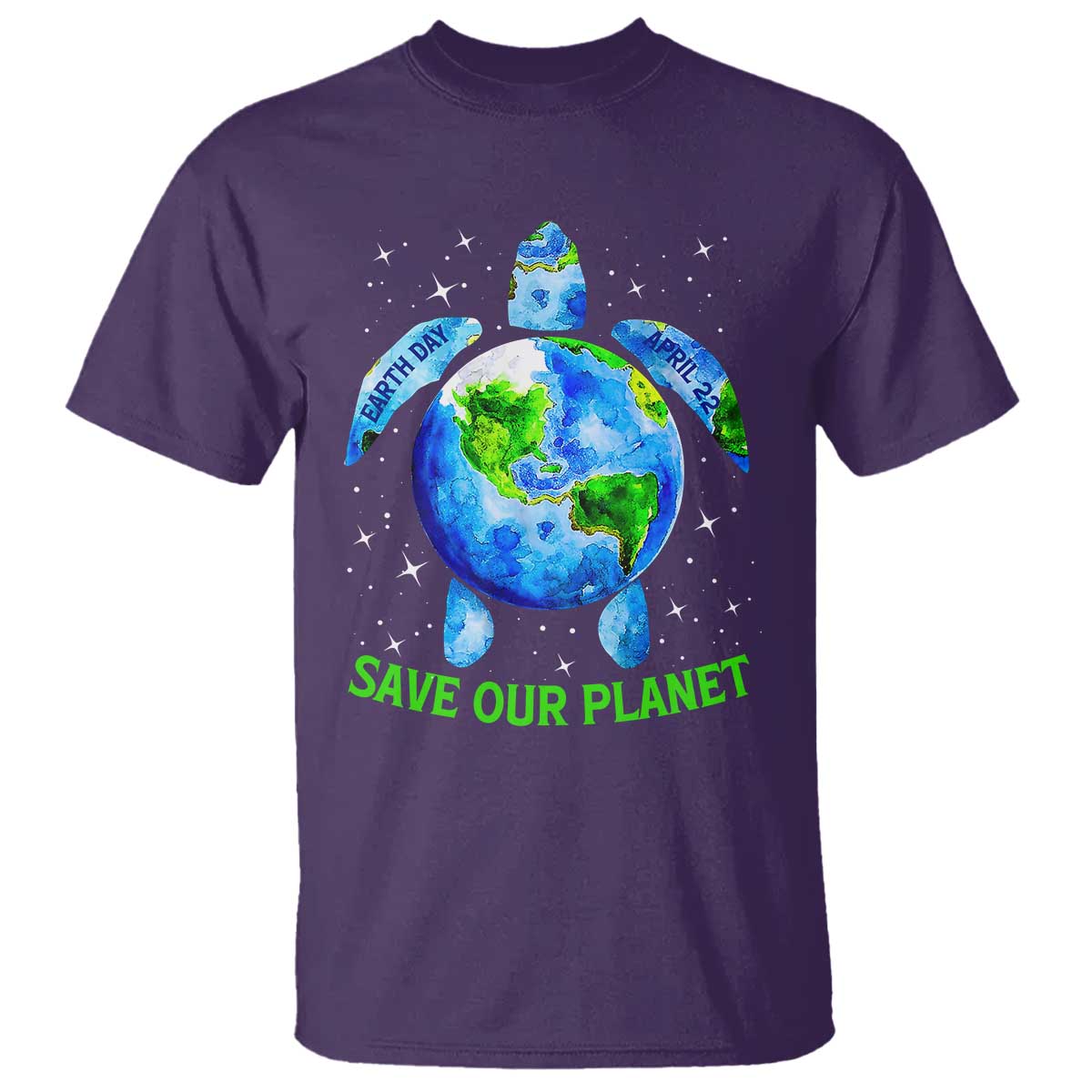 Earth Day 2025 T Shirt Save The Planet Sea Turtle Recycle Ocean Environment