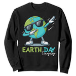 Dabbing Earth Day Sweatshirt Everyday Positive Vibes Nature Lover Gifts