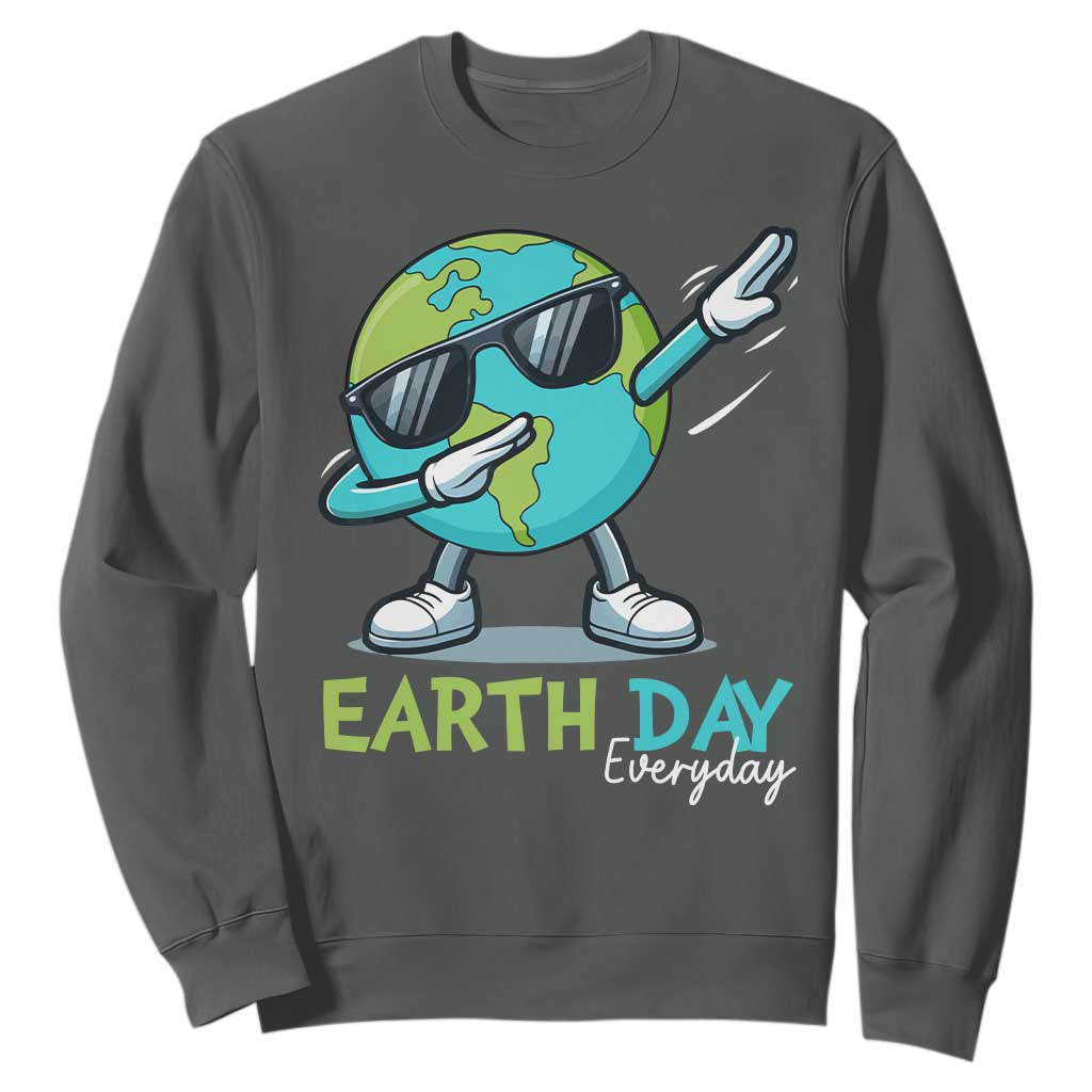 Dabbing Earth Day Sweatshirt Everyday Positive Vibes Nature Lover Gifts