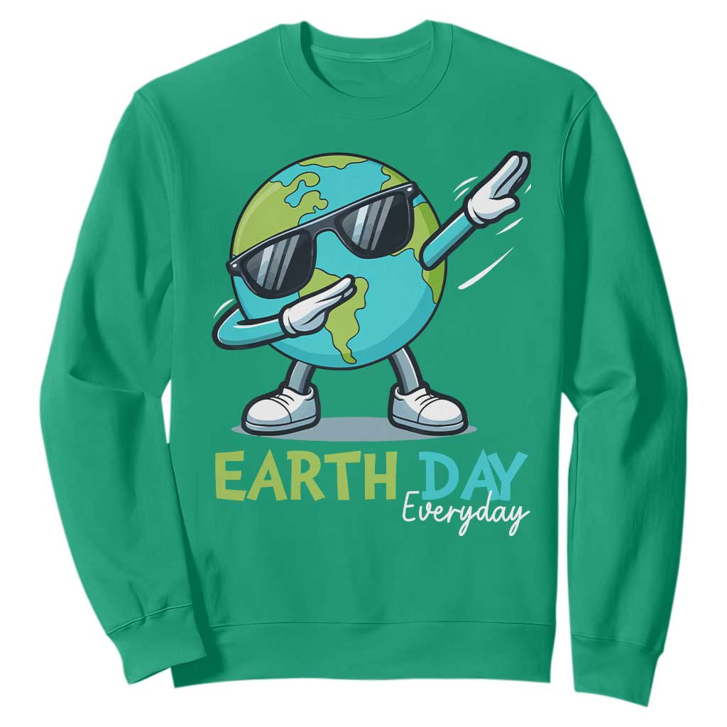 Dabbing Earth Day Sweatshirt Everyday Positive Vibes Nature Lover Gifts