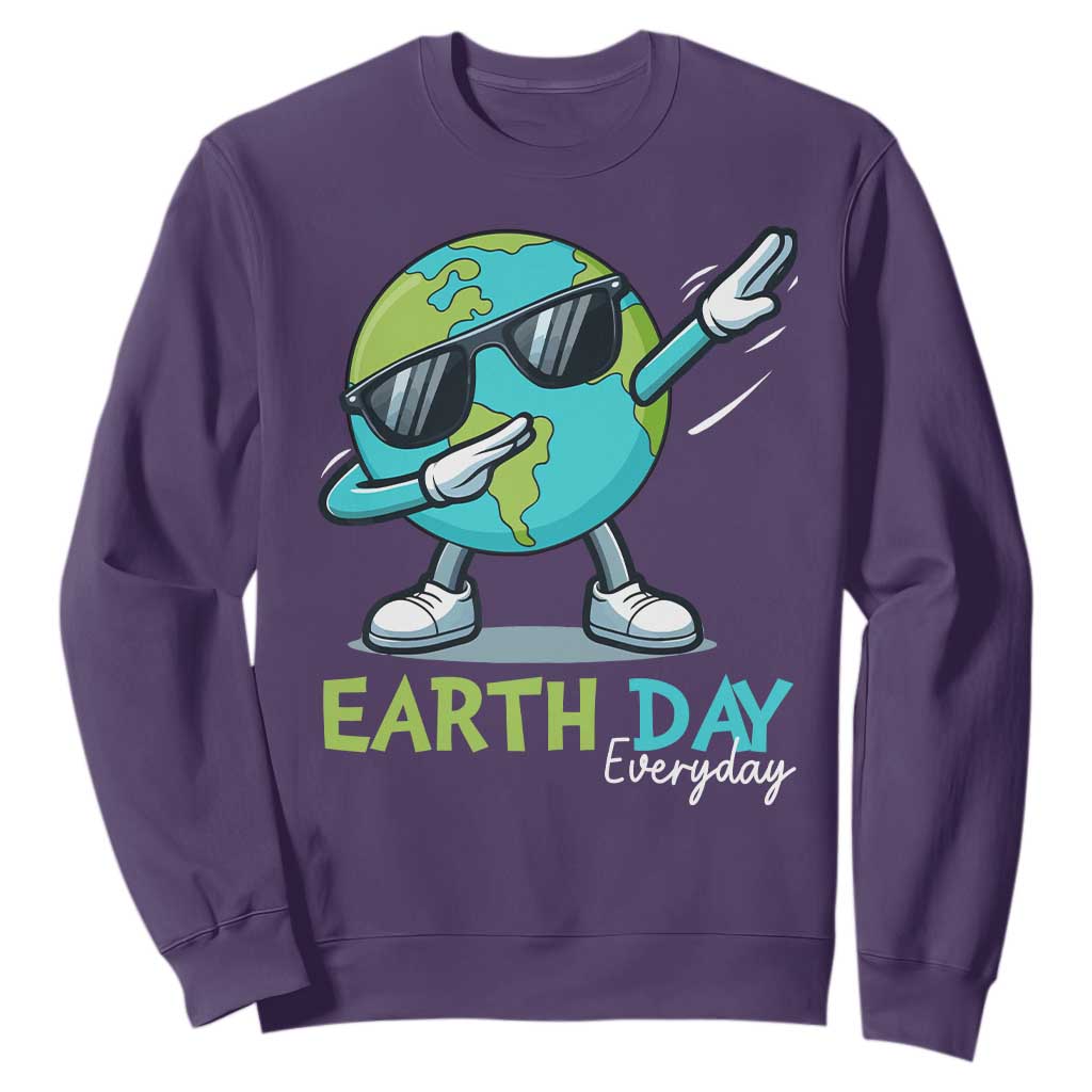 Dabbing Earth Day Sweatshirt Everyday Positive Vibes Nature Lover Gifts