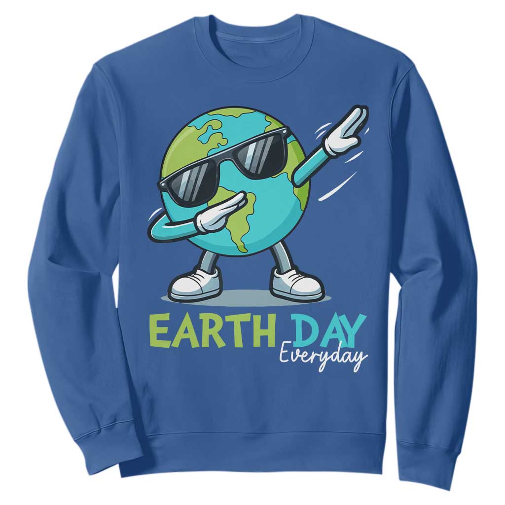 Dabbing Earth Day Sweatshirt Everyday Positive Vibes Nature Lover Gifts