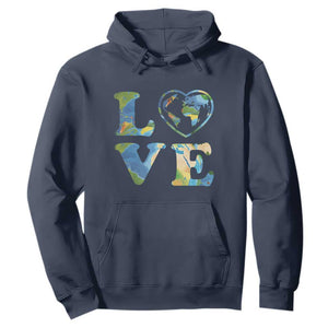 Earth Day Hoodie Heart Environmental Nature Recycling Lovers