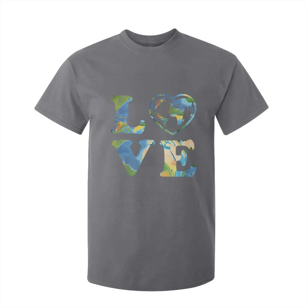 Earth Day T Shirt For Kid Heart Environmental Nature Recycling Lovers