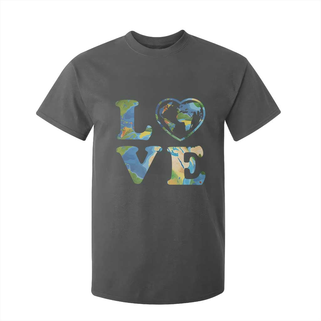 Earth Day T Shirt For Kid Heart Environmental Nature Recycling Lovers