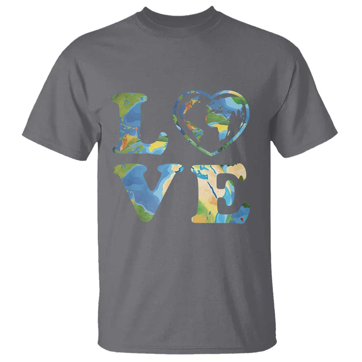 Earth Day T Shirt Heart Environmental Nature Recycling Lovers