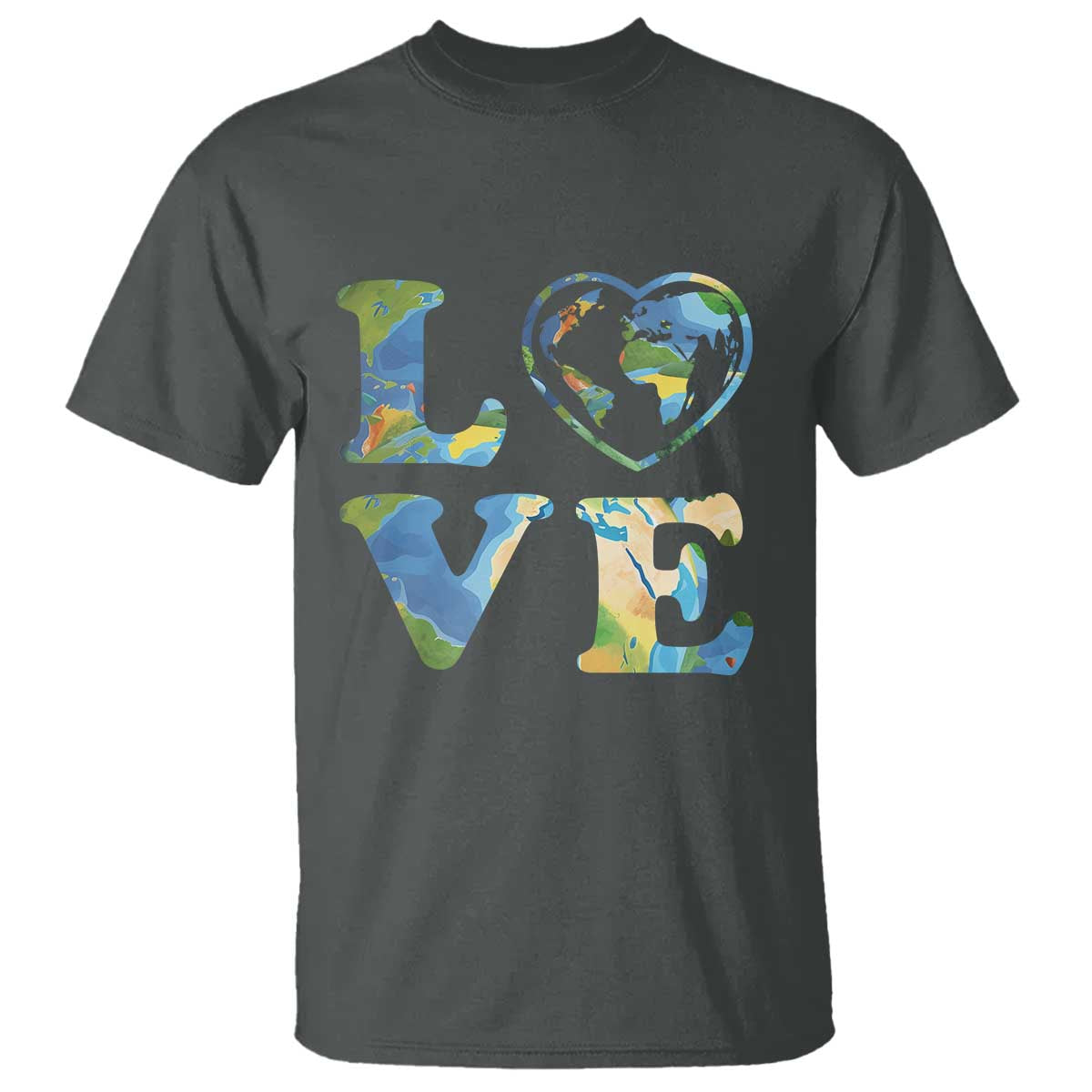 Earth Day T Shirt Heart Environmental Nature Recycling Lovers