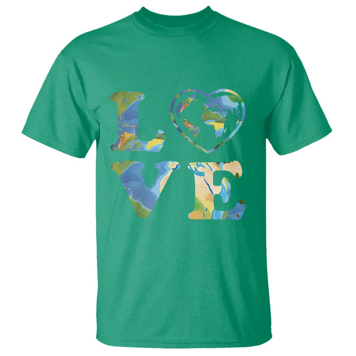Earth Day T Shirt Heart Environmental Nature Recycling Lovers