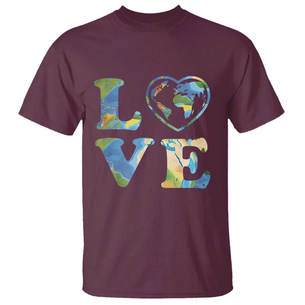 Earth Day T Shirt Heart Environmental Nature Recycling Lovers