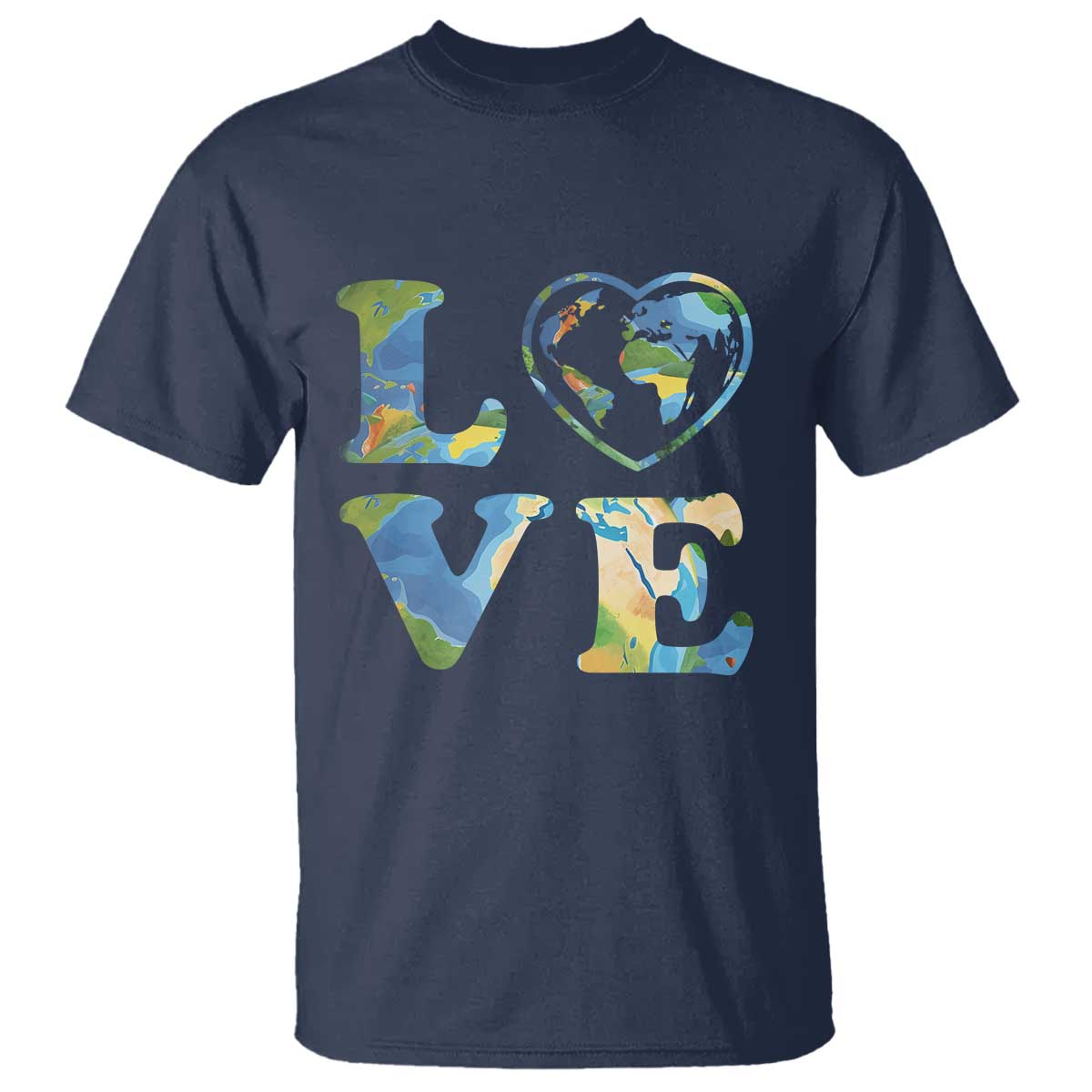 Earth Day T Shirt Heart Environmental Nature Recycling Lovers