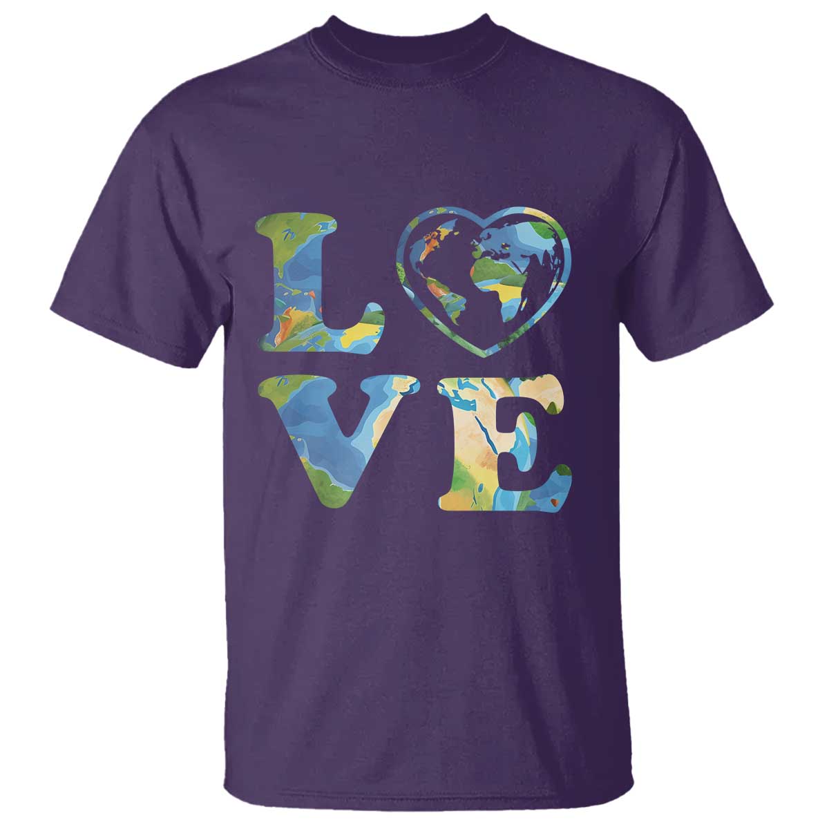 Earth Day T Shirt Heart Environmental Nature Recycling Lovers