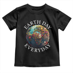 Earth Day Everyday Toddler T Shirt With Floral Nature Lover Climate Change