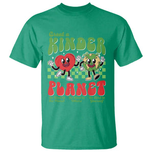 Earth Day T Shirt Create A Kinder Planet Be Kind Earth