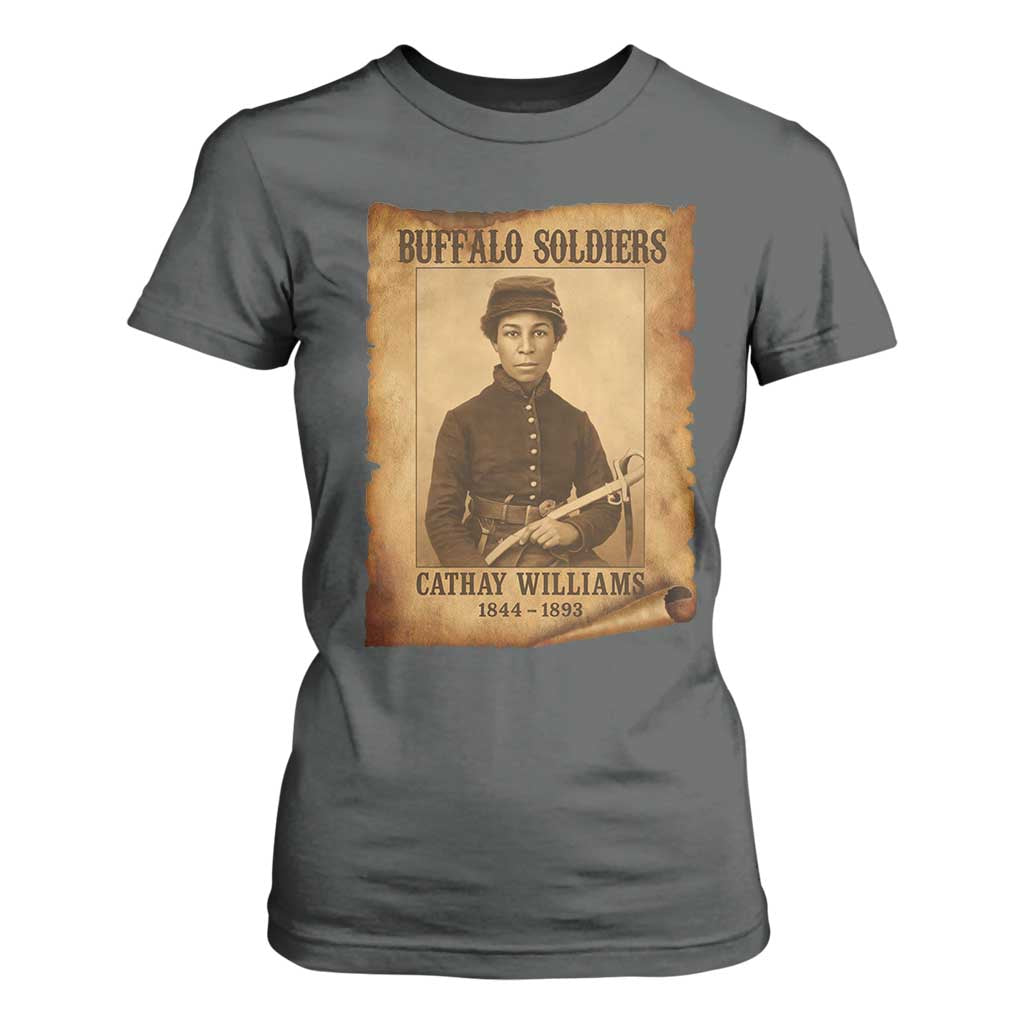 Cathay Williams T Shirt For Women Buffalo Soldier First African American Female Soldier - African Pride