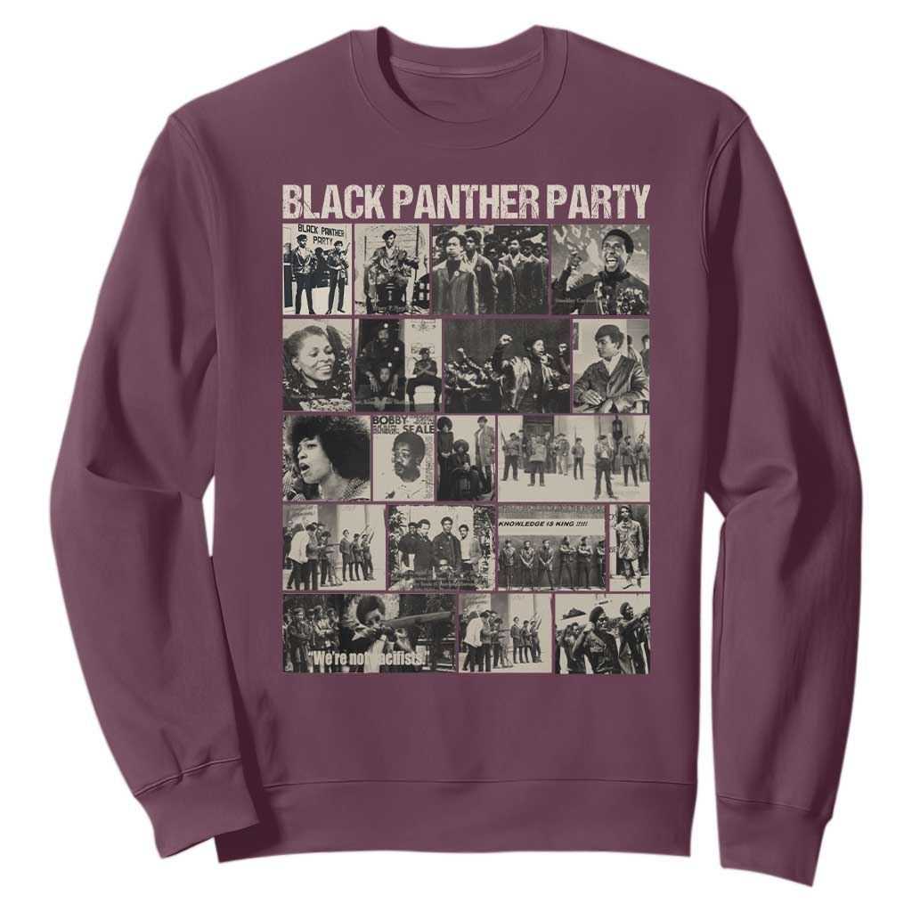 Vintage Black Panther Party Sweatshirt Huey P. Newton Bobby Seale Black History Month Juneteenth