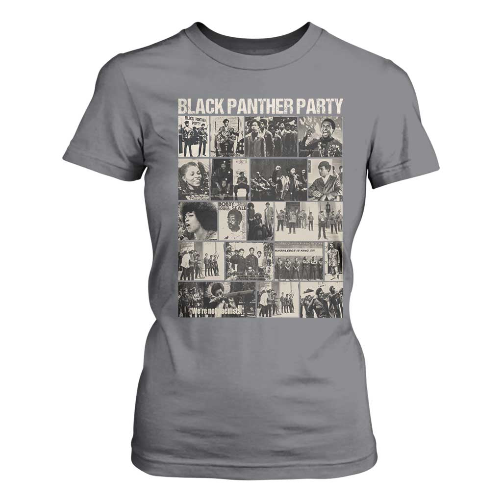 Vintage Black Panther Party T Shirt For Women Huey P. Newton Bobby Seale Black History Month Juneteenth