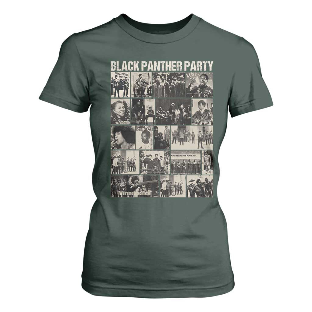 Vintage Black Panther Party T Shirt For Women Huey P. Newton Bobby Seale Black History Month Juneteenth