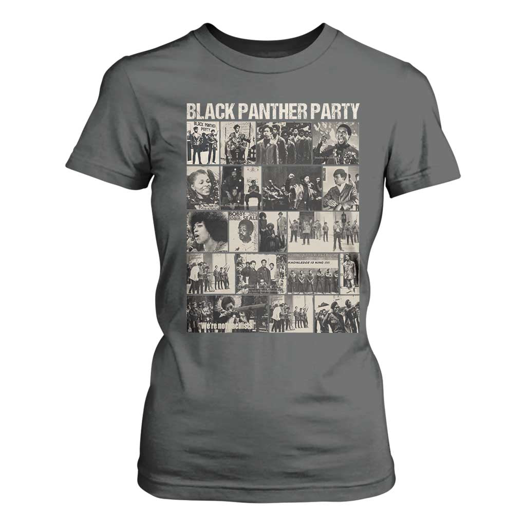 Vintage Black Panther Party T Shirt For Women Huey P. Newton Bobby Seale Black History Month Juneteenth