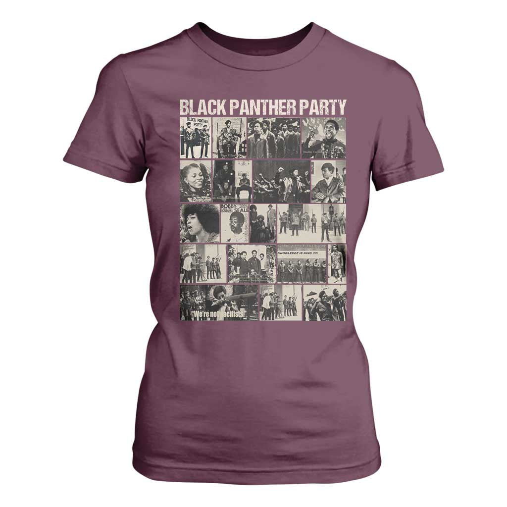 Vintage Black Panther Party T Shirt For Women Huey P. Newton Bobby Seale Black History Month Juneteenth