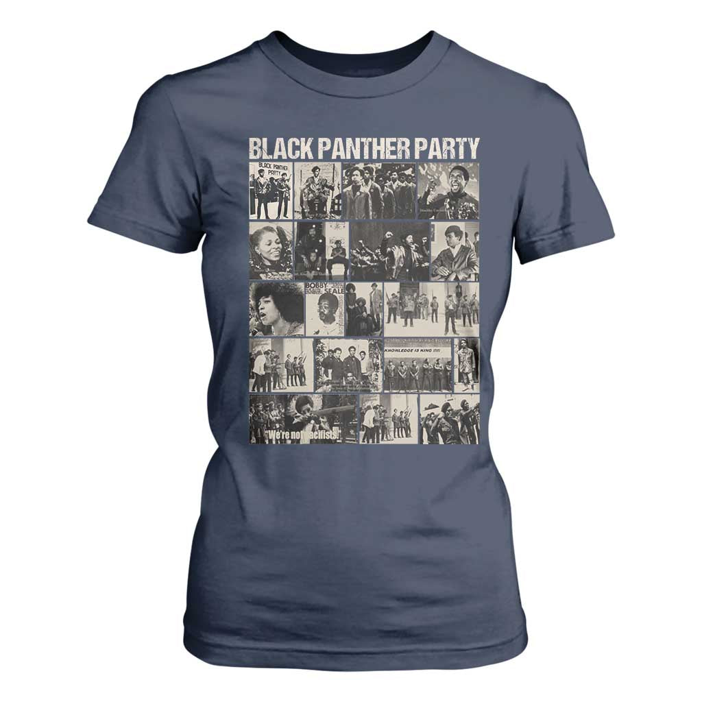 Vintage Black Panther Party T Shirt For Women Huey P. Newton Bobby Seale Black History Month Juneteenth