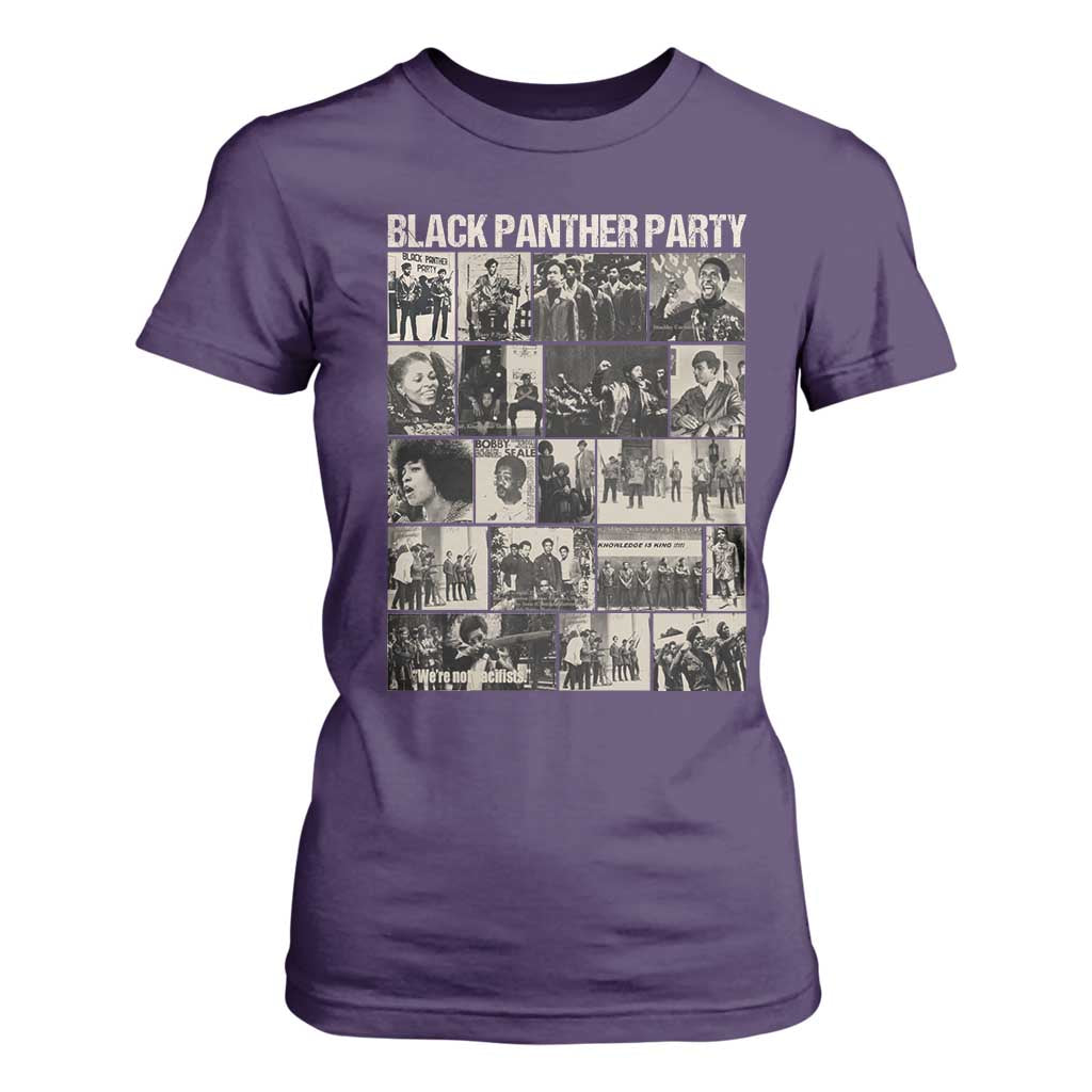 Vintage Black Panther Party T Shirt For Women Huey P. Newton Bobby Seale Black History Month Juneteenth