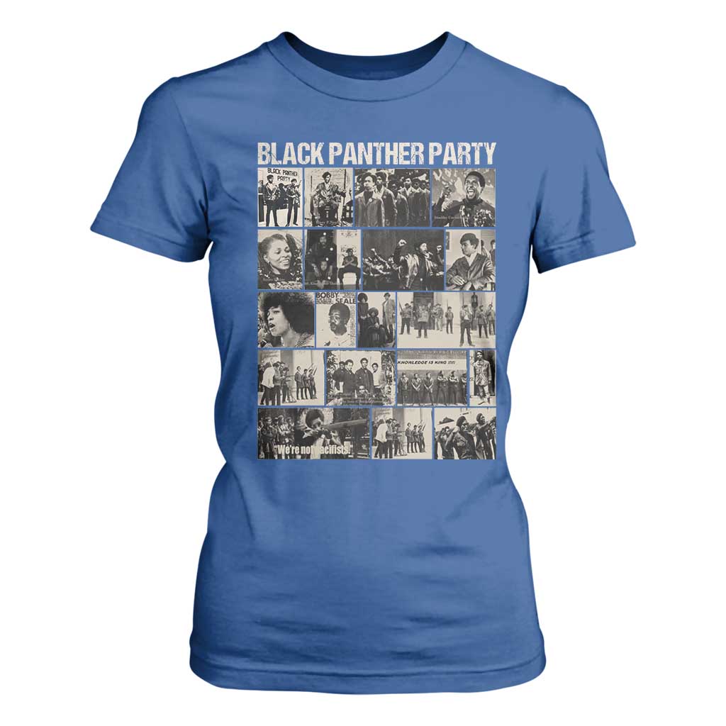 Vintage Black Panther Party T Shirt For Women Huey P. Newton Bobby Seale Black History Month Juneteenth