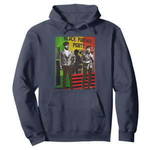 Vintage Black Panther Party Hoodie Black History Self Defense Huey Newton Bobby Seale