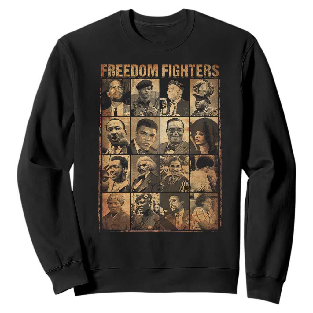 Black Freedom Fighters Sweatshirt Huey P. Newton Bobby Seale Black History Month Juneteenth