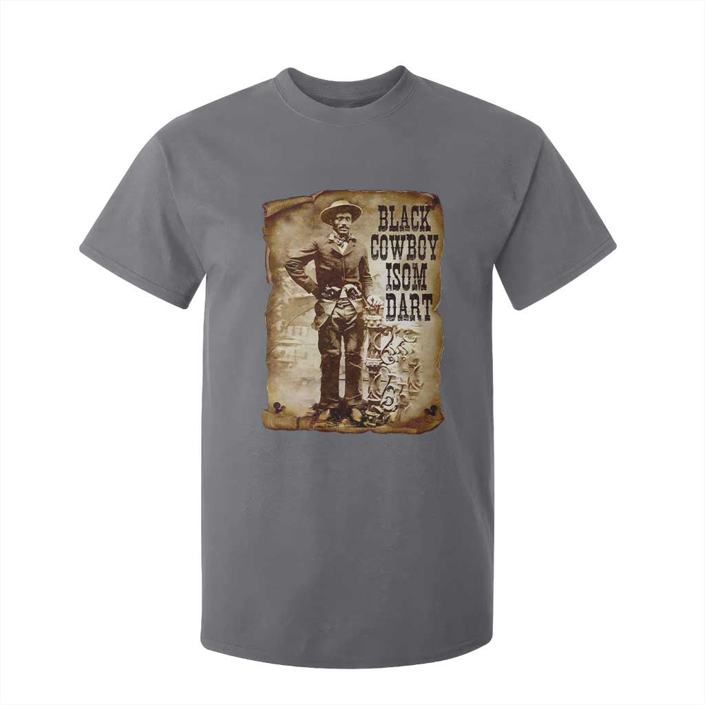 Black Cowboy Isom Dart T Shirt For Kid African American Cowboys Black History