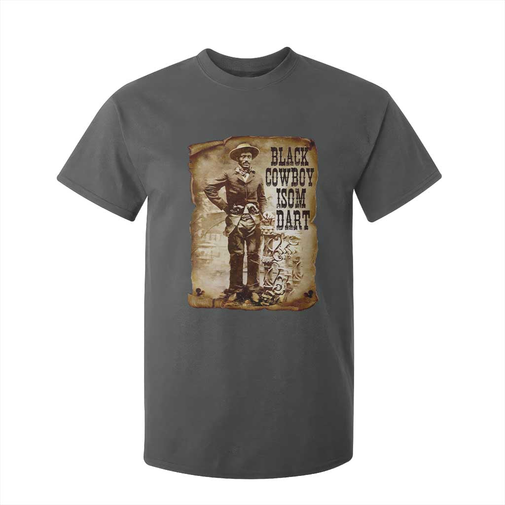 Black Cowboy Isom Dart T Shirt For Kid African American Cowboys Black History