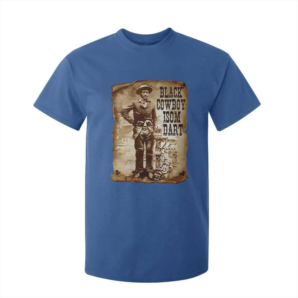 Black Cowboy Isom Dart T Shirt For Kid African American Cowboys Black History