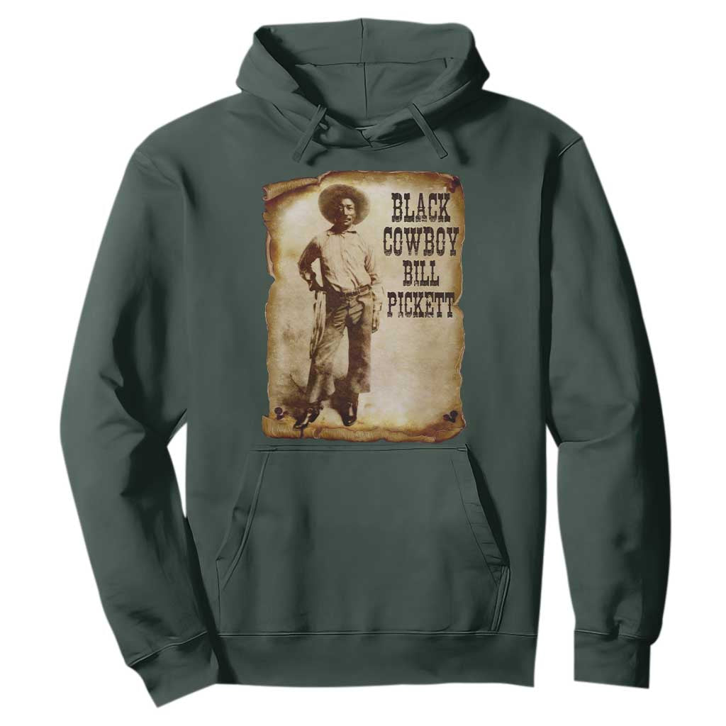 Black Cowboy Bill Pickett Hoodie African American Cowboys Black History