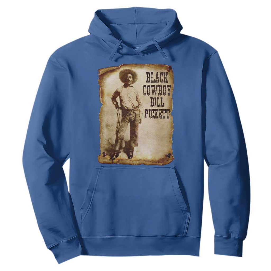 Black Cowboy Bill Pickett Hoodie African American Cowboys Black History