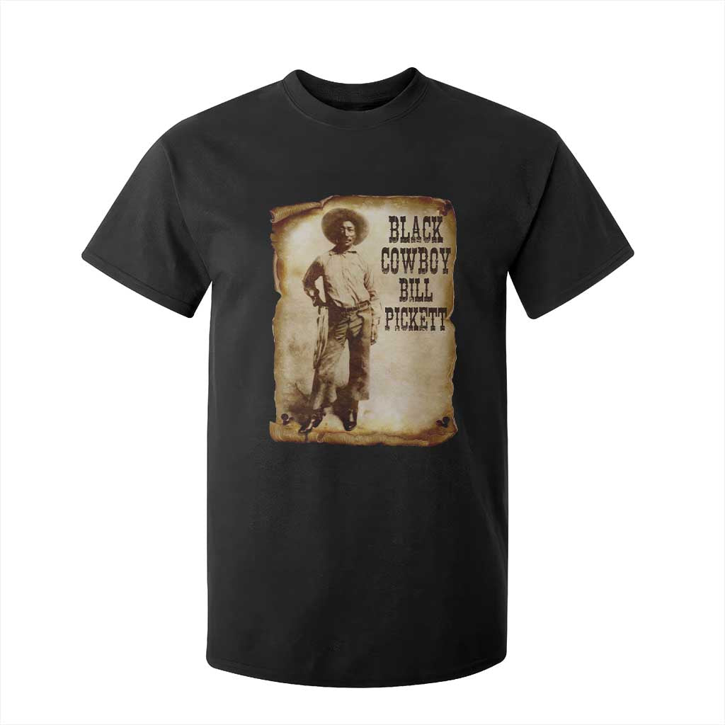 Black Cowboy Bill Pickett T Shirt For Kid African American Cowboys Black History