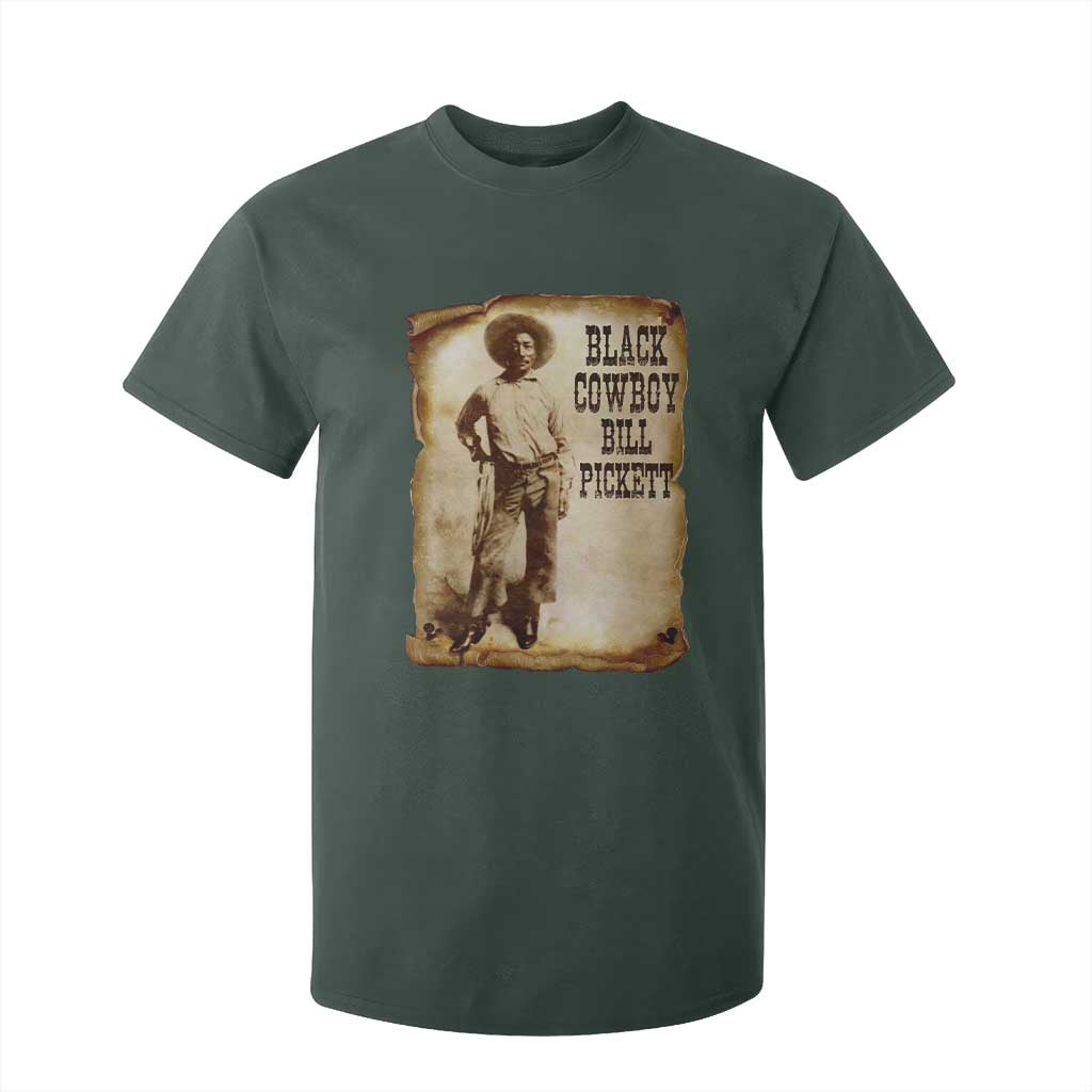 Black Cowboy Bill Pickett T Shirt For Kid African American Cowboys Black History