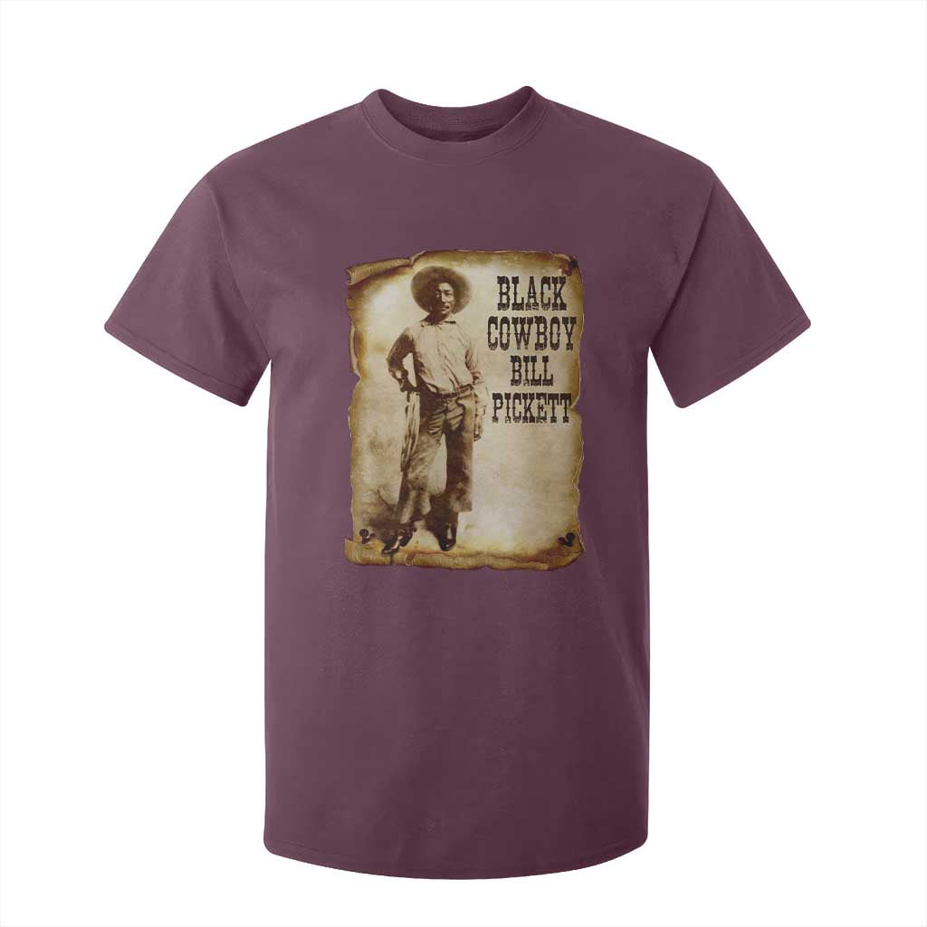 Black Cowboy Bill Pickett T Shirt For Kid African American Cowboys Black History