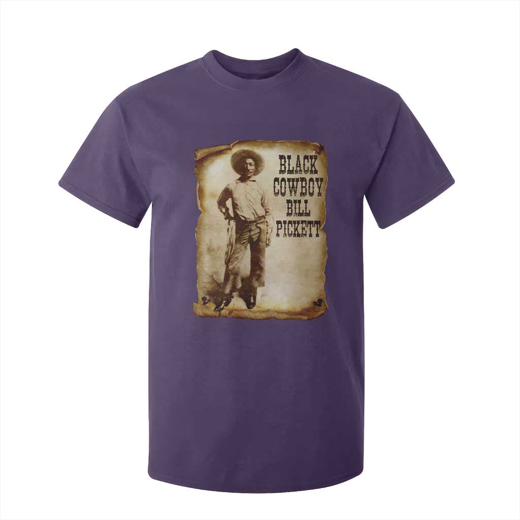 Black Cowboy Bill Pickett T Shirt For Kid African American Cowboys Black History